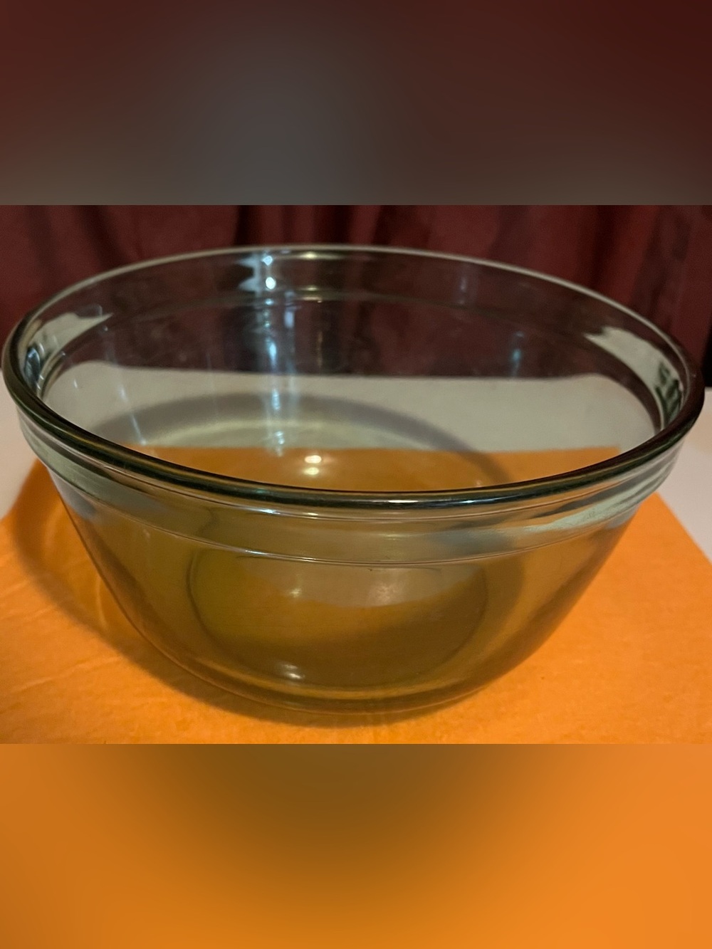 Vintage Anchor Hocking 2.5qt Glass Mixjng Bowl
